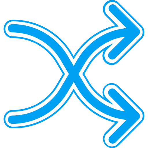 Shuffle free icon