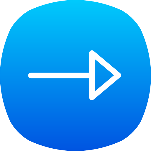flecha correcta icono gratis