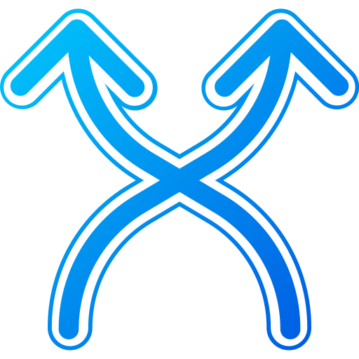 flechas aleatorias icono gratis