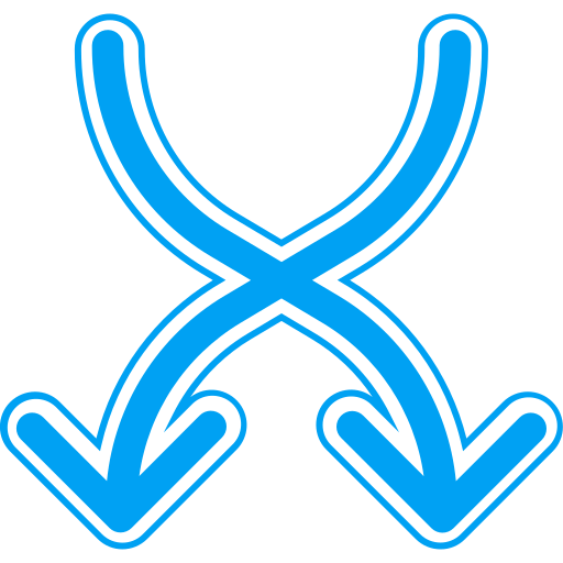 Shuffle arrows free icon Shuffle arrows free icon