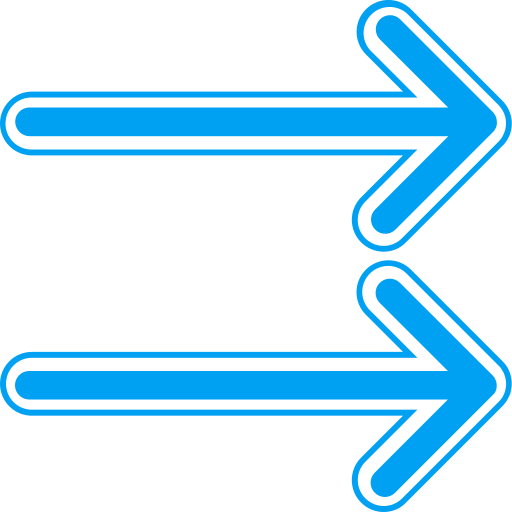 flèche droite Icône gratuit