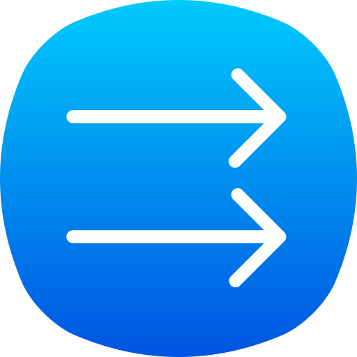 flecha correcta icono gratis