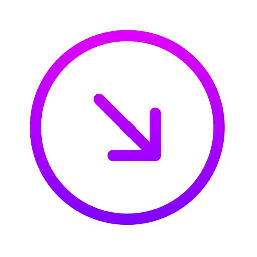 pfeil nach unten rechts kostenlos Icon pfeil nach unten rechts kostenlos Icon