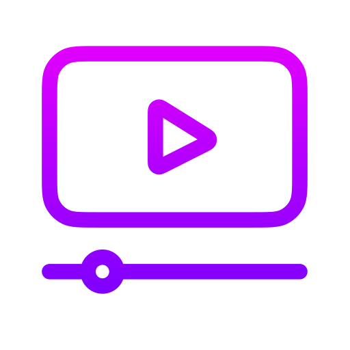 reproductor de video icono gratis