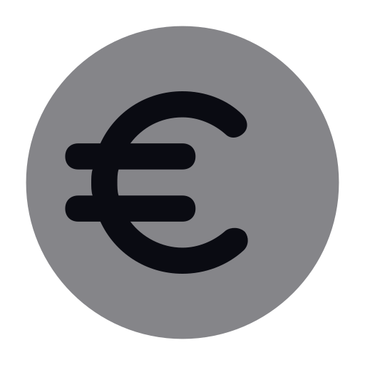 euro icono gratis