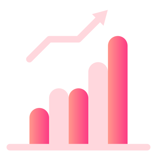 gráfico de barras icono gratis