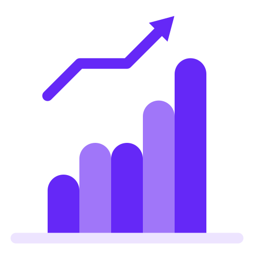 gráfico de barras icono gratis