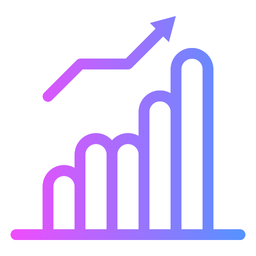 gráfico de barras icono gratis