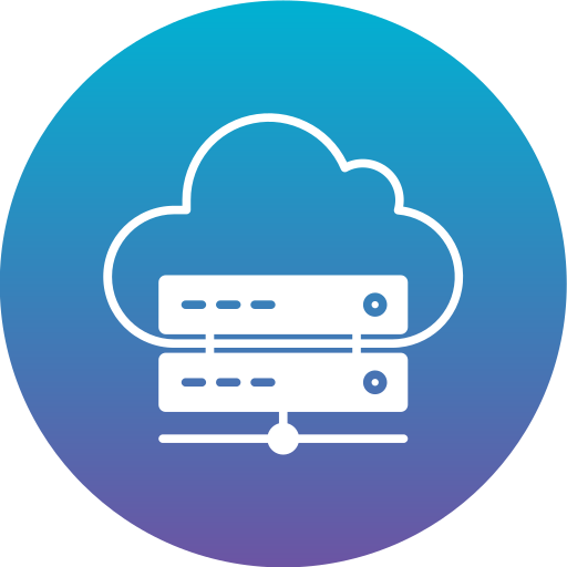 computación en la nube icono gratis