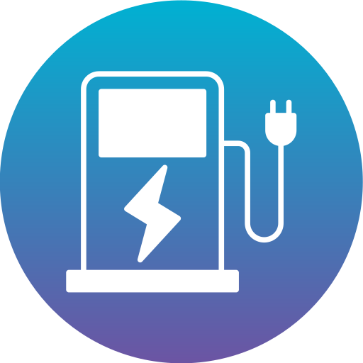 cargador de vehículo eléctrico icono gratis