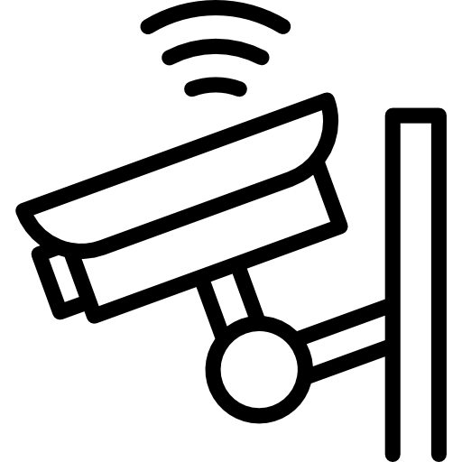 circuito cerrado de televisión icono gratis