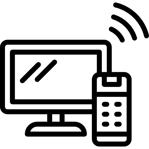 televisión inteligente icono gratis