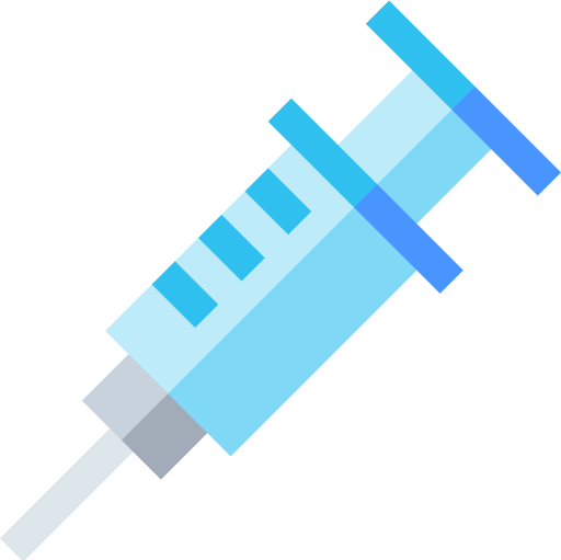 Syringe Basic Straight Flat icon