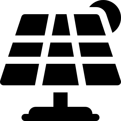 energía solar icono gratis