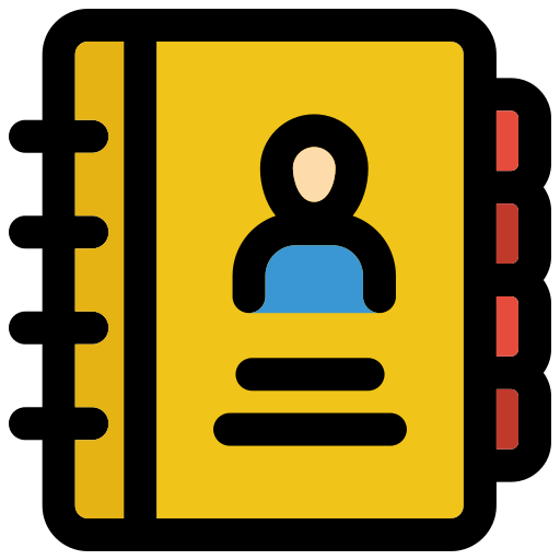 전화 번호부 무료 아이콘