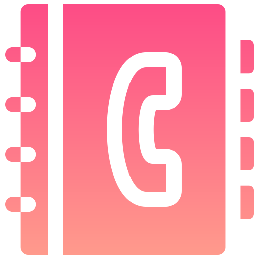 directorio telefónico icono gratis