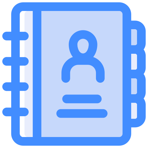 전화 번호부 무료 아이콘