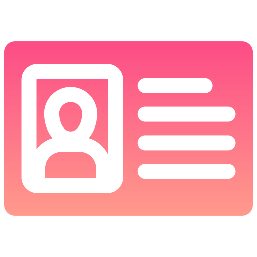 tarjeta de identificación icono gratis