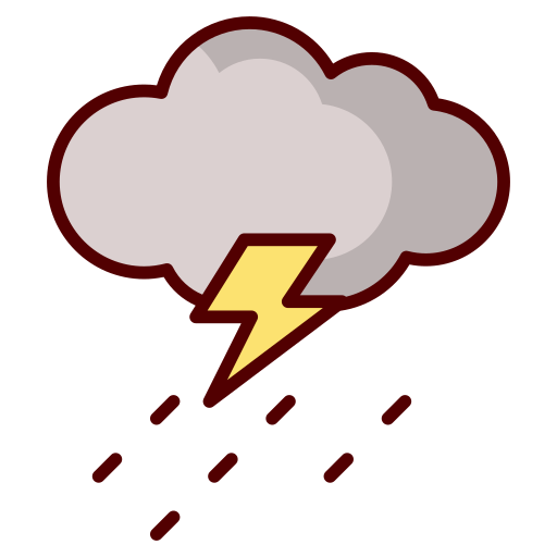 Thunderstorm - Free weather icons