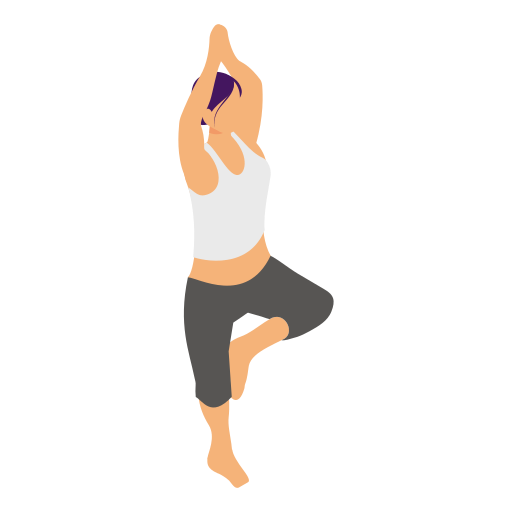 poste de yoga Icône gratuit