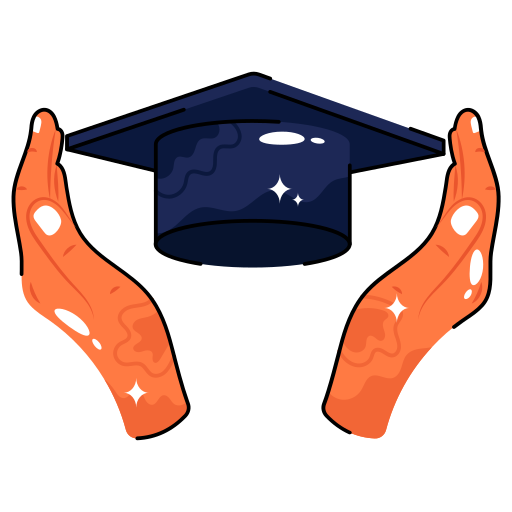 sombrero de graduacion icono gratis