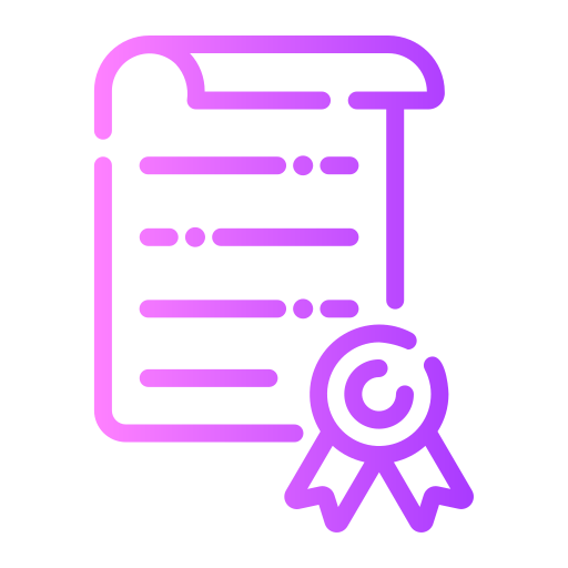 자격증 무료 아이콘