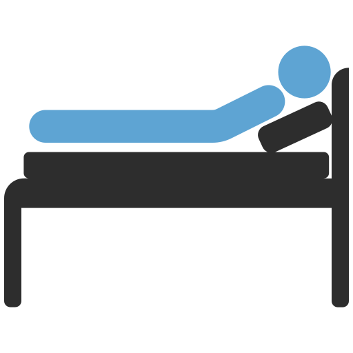 Больничная койка бесплатно иконка