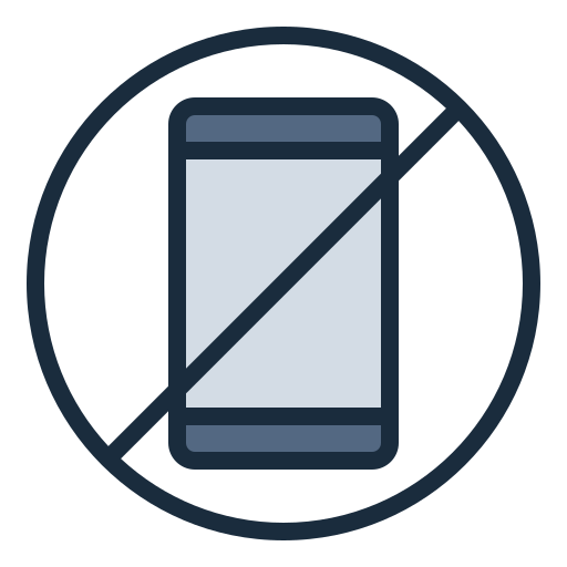 sin teléfono icono gratis