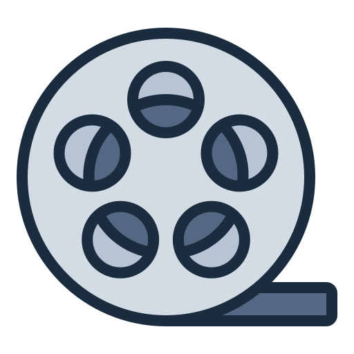 rollo de película icono gratis
