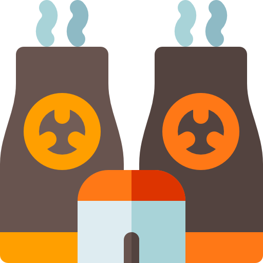 Nuclear plant - free icon