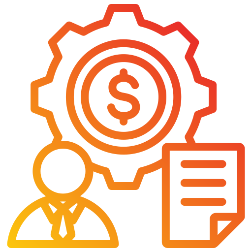 administración del dinero icono gratis