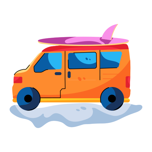 autocaravana icono gratis