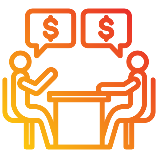 negociación icono gratis