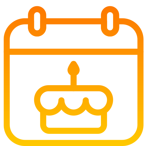 cumpleaños icono gratis