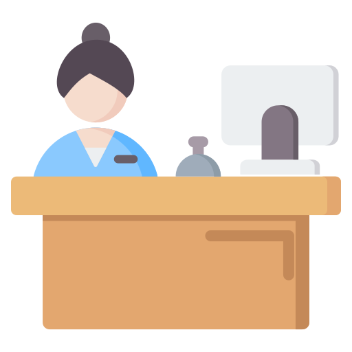 Receptionist free icon