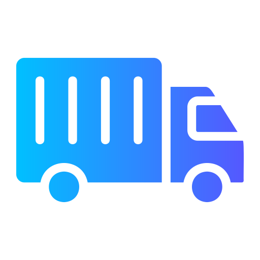 camión de reparto icono gratis