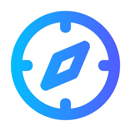 brújula icono gratis