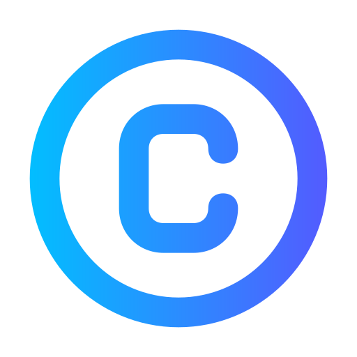 derechos de autor icono gratis