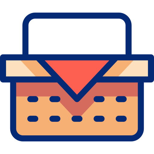 Корзинка для пикника бесплатно иконка