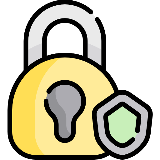 Lock Kawaii Lineal color icon