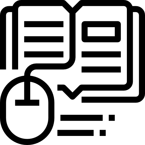 educación en línea icono gratis