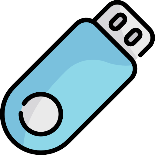 Usb Kawaii Lineal color icon