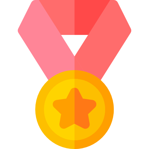 Medal Basic Rounded Flat Icon