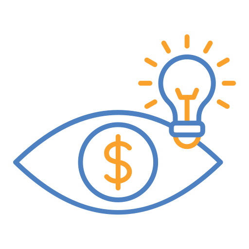 visión icono gratis