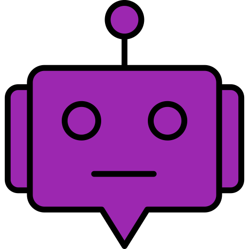 robot de chat icono gratis