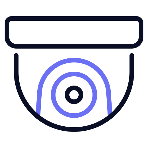 cámara de seguridad icono gratis