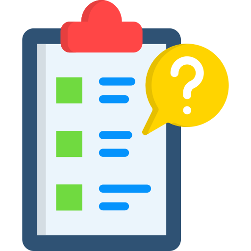 Questionnaire - Free files and folders icons