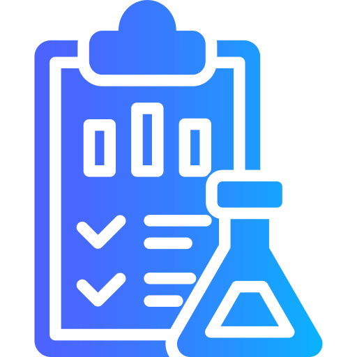 resultados del experimento icono gratis