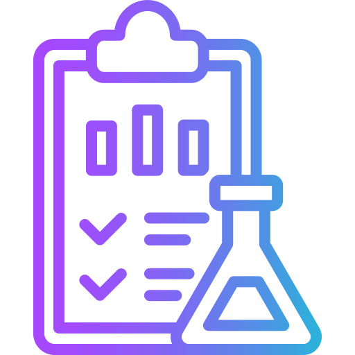 resultados del experimento icono gratis