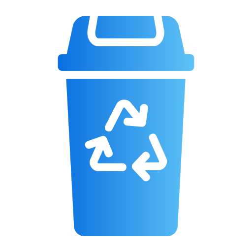 tacho de reciclaje icono gratis